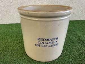 Redmans Creamed Cottage-Cheese Crock