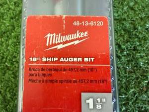New Milwaukee 18 Ship Auger Bit
