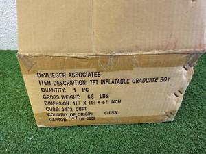 7 Inflatable Graduate Boy