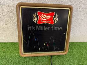 Miller High Life its Miller Time Motion Sign