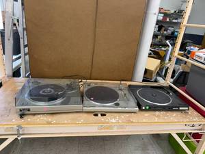 Turntables - Fischer, Technics & DC Servo