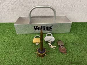 Padlocks, Trench Art, Watkins Tote
