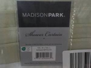 lot 7 image: Madison Park Shower Curtain  New f...