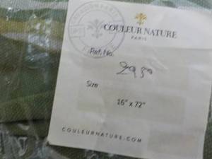 lot 40 image: Couleur Nature 16 x 72 Table Runne...