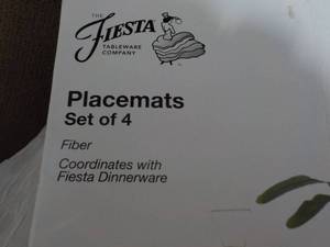 lot 41 image: Fiesta set of 4 Placemats 13 x 18...