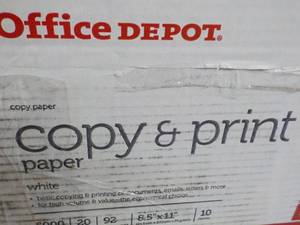 Office Depot 4500 Sheets White 8.5 ...