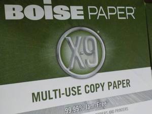 lot 78 image: Boise 5000 Sheets White 8.5 x 11 C...