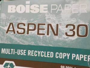 lot 79 image: Boise Aspen 30 white 4000 Sheets 8....