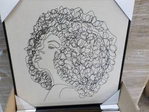 lot 111 image: Pallet of 19 Square Canvas Framed ...