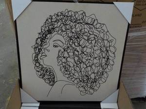 lot 119 image: Pallet of 19 Square Canvas Framed ...