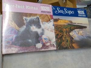 lot 145 image: 2 Jigsaw Puzzles 1020 pc...