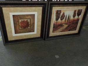 lot 236 image: 2 Framed Prints 25 x 23  ready to ...