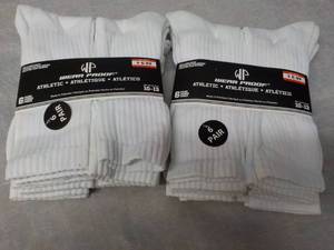 lot 251 image: 12 pair Wear Proof White Athletic S...