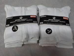 lot 253 image: 12 pair Wear Proof White Athletic S...