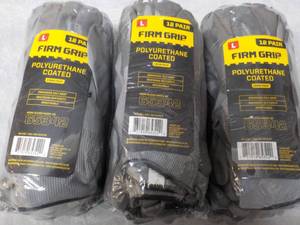 lot 259 image: 36 pair size Large Firm Grip Polyur...