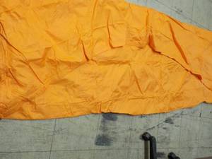 lot 172 image: Orange Nylon Tarp Cover...