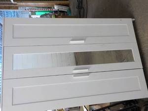 lot 199 image: White Modern Amour 48 x 20 x 76...