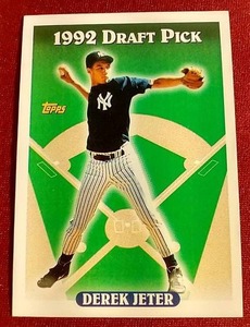lot 17 image: 1993 Topps Derek Jeter Rookie Card