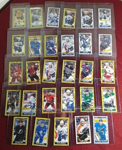lot 41 image: (29) 2020-21 O-Pee-Chee Premier Tallboy Hockey Cards - Includes Stars & Rookies
