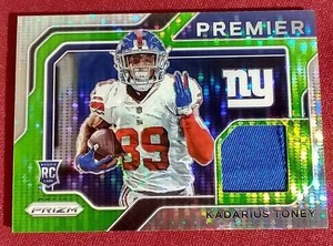 lot 48 image: 2021 Prizm Kadarius Toney Rookie Patch Card