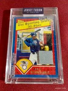 lot 52 image: Jersey Fusion Alex Rodriguez Card