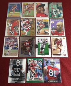 lot 62 image: (15) Jerry Rice Cards