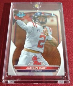 lot 69 image: 2022 Bowman University Chrome Jaxson Dart 1st Bowman Card
