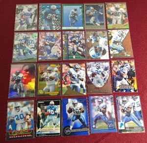 lot 101 image: (20) Barry Sanders Cards