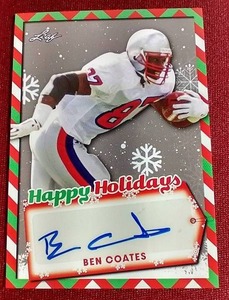 lot 137 image: 2022 Leaf Ben Coates Autograph Card