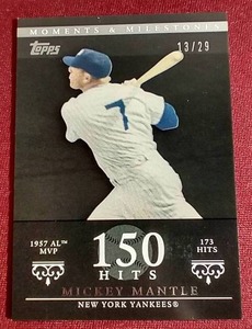 lot 141 image: 2007 Topps Mickey Mantle - #d29