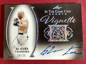lot 147 image: 2022 Leaf Glover Teixeira Autograph Card - #d25