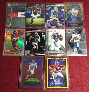 lot 160 image: (10) Football Rookie Cards
