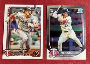 lot 170 image: (2) Luke Keaschall Rookie Cards