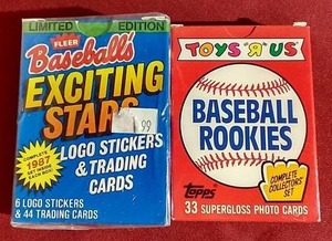 lot 171 image: (2) Small 1980s Baseball Sets