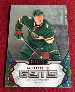 lot 185 image: 2020-21 UD Black Diamond Kirill Kaprizov Rookie - #d399