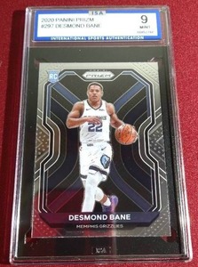 lot 202 image: 2020 Prizm Desmond Bane Rookie Card - ISA 9