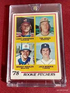 lot 209 image: 1978 Topps Jack Morris Rookie Card