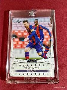 lot 220 image: 2022 Leaf Lionel Messi Card