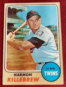 lot 238 image: 1968 Topps Harmon Killebrew
