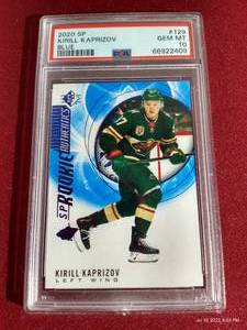 2020 SP Kirill Kaprizov Blue Rookie Card - PSA 10
