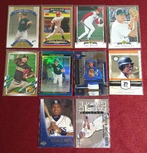 lot 247 image: (10) Numbered Baseball Cards