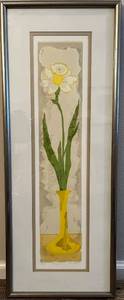 lot 117N image: DR - Framed Merle Izard Signed Limited Edition Jonquil Artwork