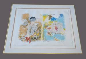 lot 21 image: UL - Shraga Weil Framed Print