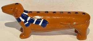 lot 98H image: FR - Prima Design Dachshund Menorah