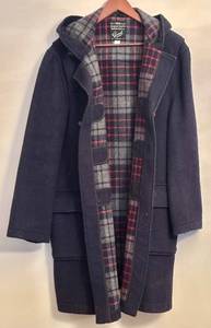 lot 133H image: LR - Gloverall Original English Duffle Coat with Hood Size 44