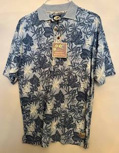 lot 147H image: SR - Tommy Bahama Mens Size Small Hawaiian Polo Shirt with Tags