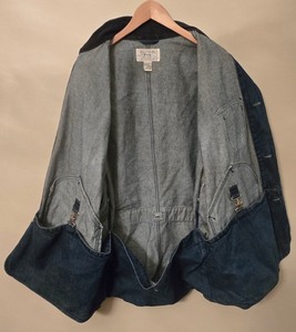 lot 228KK image: LR - Polo Ralph Lauren Denim Hunting Utility Jacket - XL, Vintage