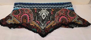 lot 235K image: LR - Mossimo Wool Blend Scarf & Echo Silk Triangular Scarf