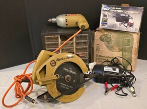 lot 267K image: LR - Akro-Mils Cabinets Hardware Organizer - 2 Drawers Missing