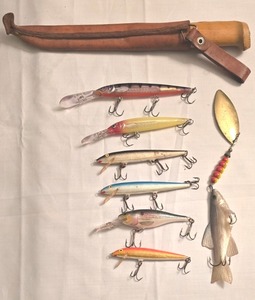 lot 275K image: LR - Vintage Giant Killer Spoon Lure - Made in France  Assorted Minnow Lures